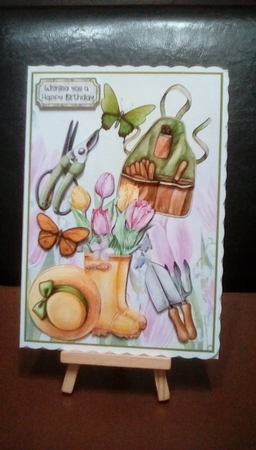 Watercolour gardening A5 by Benita Jenkinson