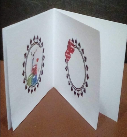 7x7 Casino night insert by Benita Jenkinson