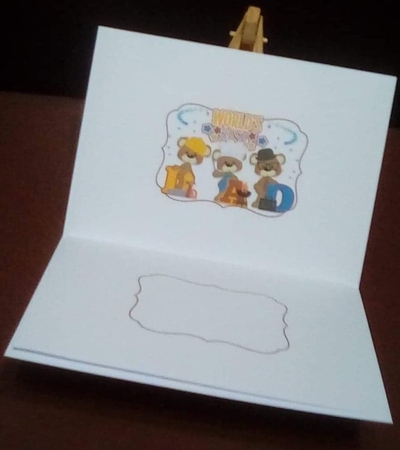 Worlds best Dad insert by Benita Jenkinson