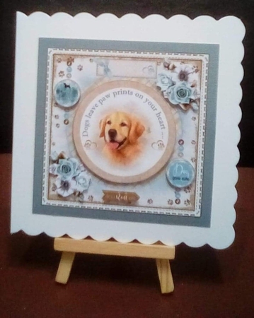 Dogs Leave Paw Prints On Your Heart Mini Page Kit by Benita Jenkinson