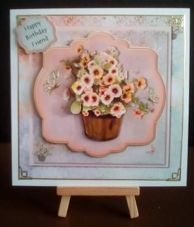 Peach Petunias by Benita Jenkinson