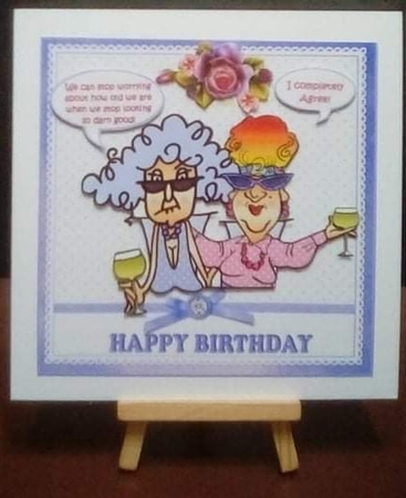 6x6 Stella and Edna looking good  by Benita Jenkinson