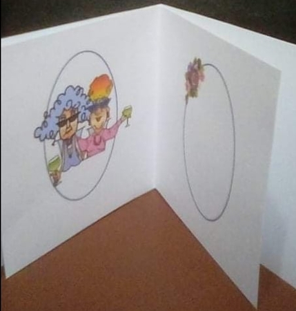 6x6 Stella and Edna looking good insert by Benita Jenkinson