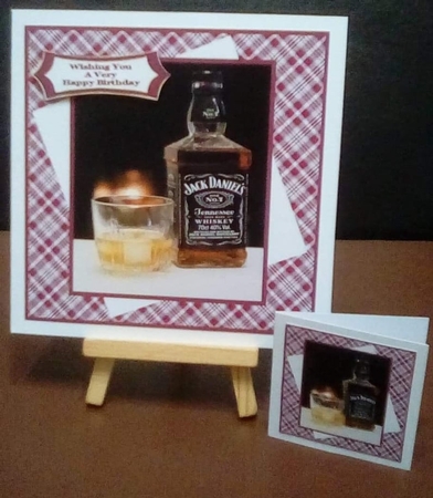 A Glass Of Whiskey - 7x7 Mini Kit by Benita Jenkinson