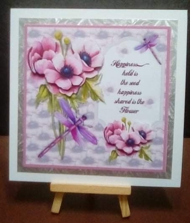 Anemone and Dragonflies by Benita Jenkinson