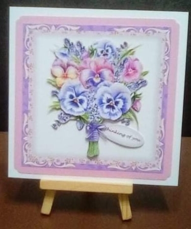 Perfect Pansies  Mini Kit by Benita Jenkinson