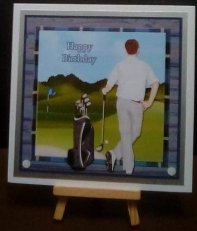 GOLFER birthday by Benita Jenkinson