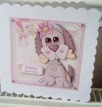 7x7 Poppy has a bone mini kit by Benita Jenkinson