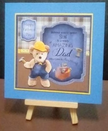 Fathers Day / Happy Birthday DIY Ted from SON by Benita Jenkinson