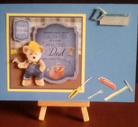 Fathers Day / Happy Birthday DIY Ted from Daughter by Benita Jenkinson