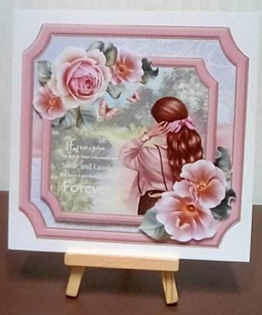 Spring Walk - Pink by Benita Jenkinson