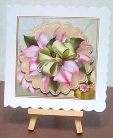 Elegant Christmas - Decoupage Card Mini Kit by Benita Jenkinson
