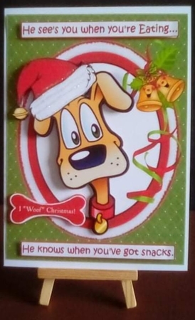 I woof Christmas insert by Benita Jenkinson