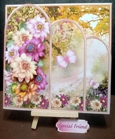 Forest Path - Triple Arch Card Mini Kit by Benita Jenkinson