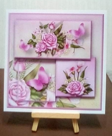 Pink Prettiness - Layered Card Mini Kit by Benita Jenkinson