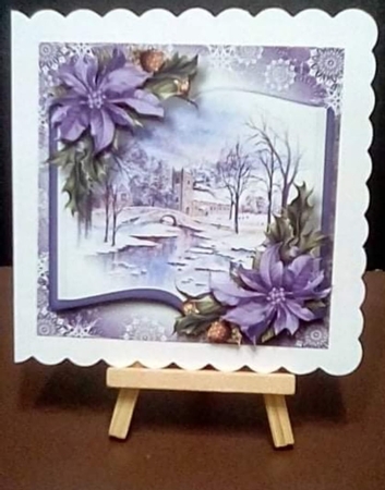 Open Book Scenic Christmas - Winter Church by Benita Jenkinson