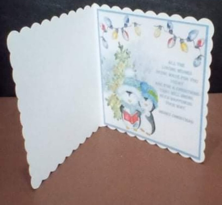 Penguins in love 7x7 by Benita Jenkinson