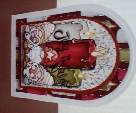 Arch Shaped Card Cute Gnomies Mini Kit by Benita Jenkinson