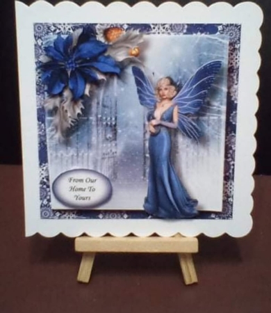 Yule Greetings Winter Faery 6 by Benita Jenkinson