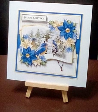A Winter Story Blue Birds Open Book Mini Kit by Benita Jenkinson