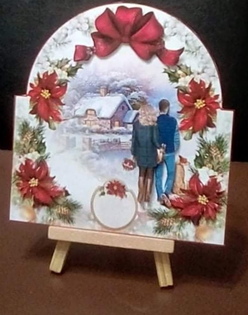 A Christmas Visit 02 Shaped Mini Page Kit by Benita Jenkinson