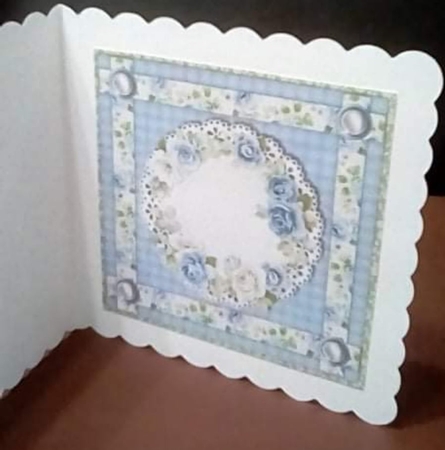 Quick card Roses INSERT by Benita Jenkinson