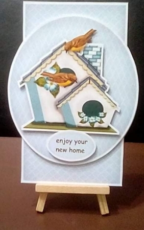Shaped Card Topper New Home by Benita Jenkinson
