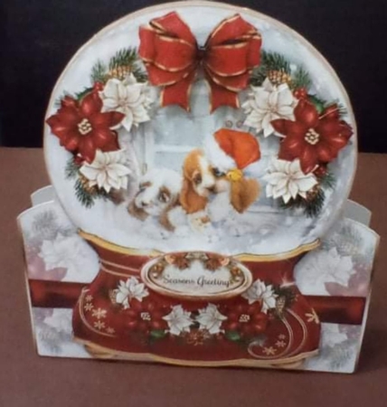Cute Snowglobe 04 Shaped Mini Page Kit  by Benita Jenkinson