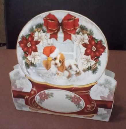 Cute Snowglobe 04 Shaped Mini Page Kit  by Benita Jenkinson