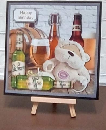 Fizzy Moon Happy Beer Day by Benita Jenkinson