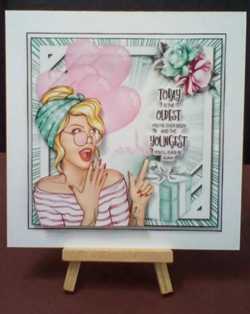 Pop Art Birthday Mini Page Kit - Request by Benita Jenkinson