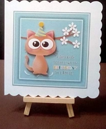 A Little Birdie Cat Mini Kit by Benita Jenkinson