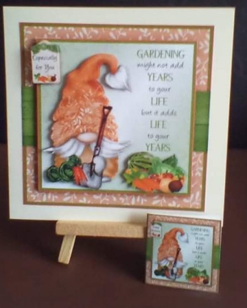 Male Gardening Gnome Mini Kit by Benita Jenkinson