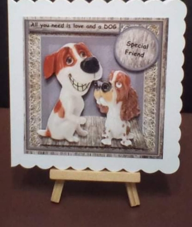 Male Card Funny Dogs Mini Kit by Benita Jenkinson