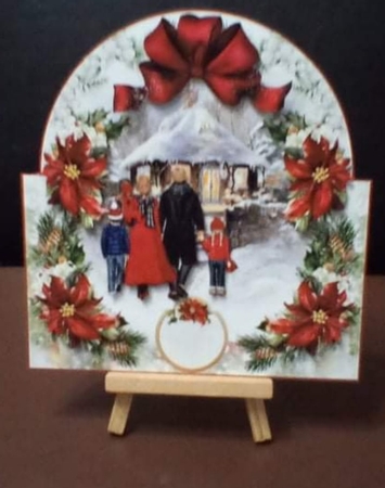 A Christmas Visit 03 Shaped Mini Page Kit by Benita Jenkinson