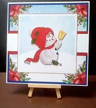 Cute Christmas Snowman by Benita Jenkinson
