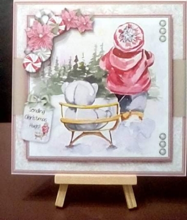 Teddy Bear Sleigh Ride Mini Kit by Benita Jenkinson
