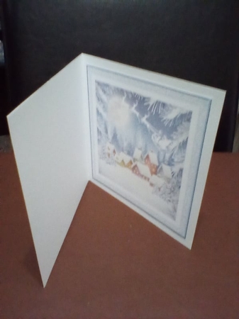 Christmas Scenes 5.5 x 5.5ins Inserts x 2 by Benita Jenkinson