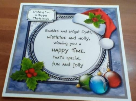 Baubles and bright lights Christmas by Benita Jenkinson