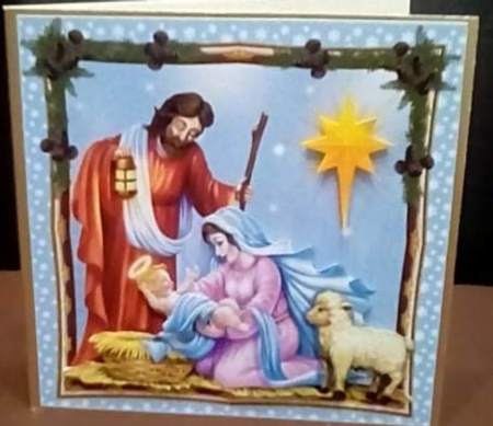 8x8 Christmas nativity mini kit by Benita Jenkinson