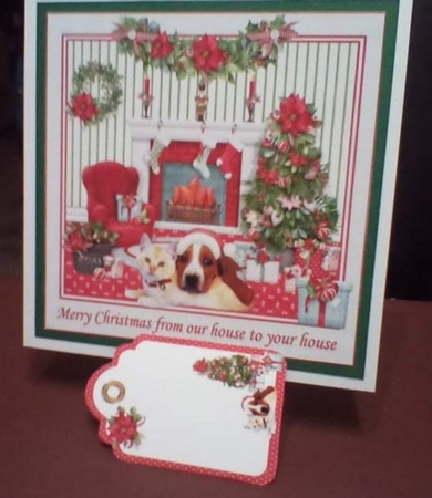 8x8 Merry Christmas from our house to your house mini kit by Benita Jenkinson