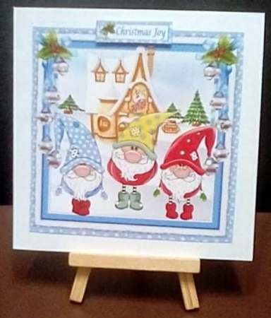 8x8 Santas workshop gnomes mini kit by Benita Jenkinson