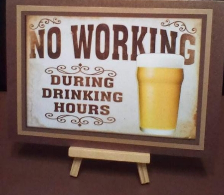 Beer Schedule A4 by Benita Jenkinson