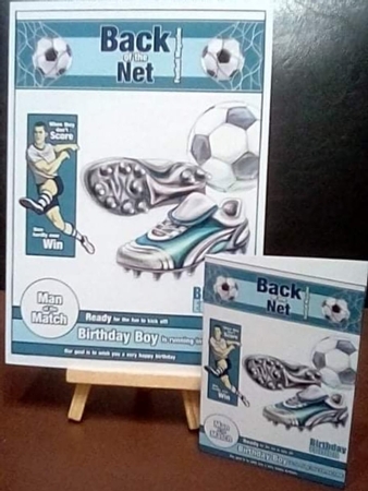 Football Magazine Birthday Card by Benita Jenkinson