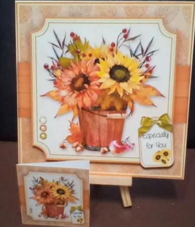 Sunflower Bucket Mini Kit by Benita Jenkinson