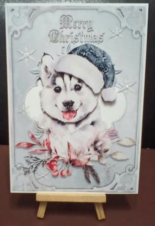 Christmas Husky 2 Mini Kit by Benita Jenkinson