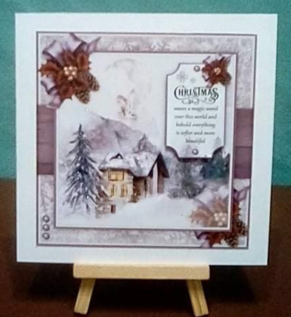 Christmas Cabin Mini Kit by Benita Jenkinson