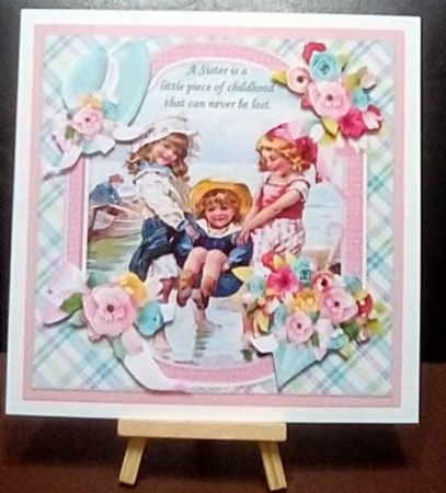 8x8 Sisters and childhood mini kit by Benita Jenkinson