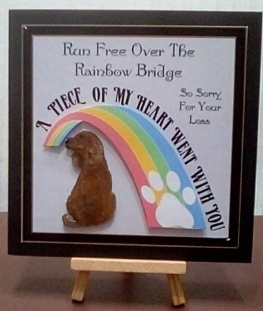rainbow bridge Cocker Spaniel  by Benita Jenkinson