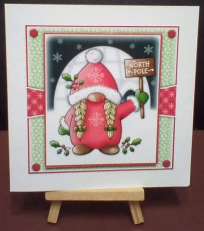 Gnome For Christmas Mini Kit by Benita Jenkinson